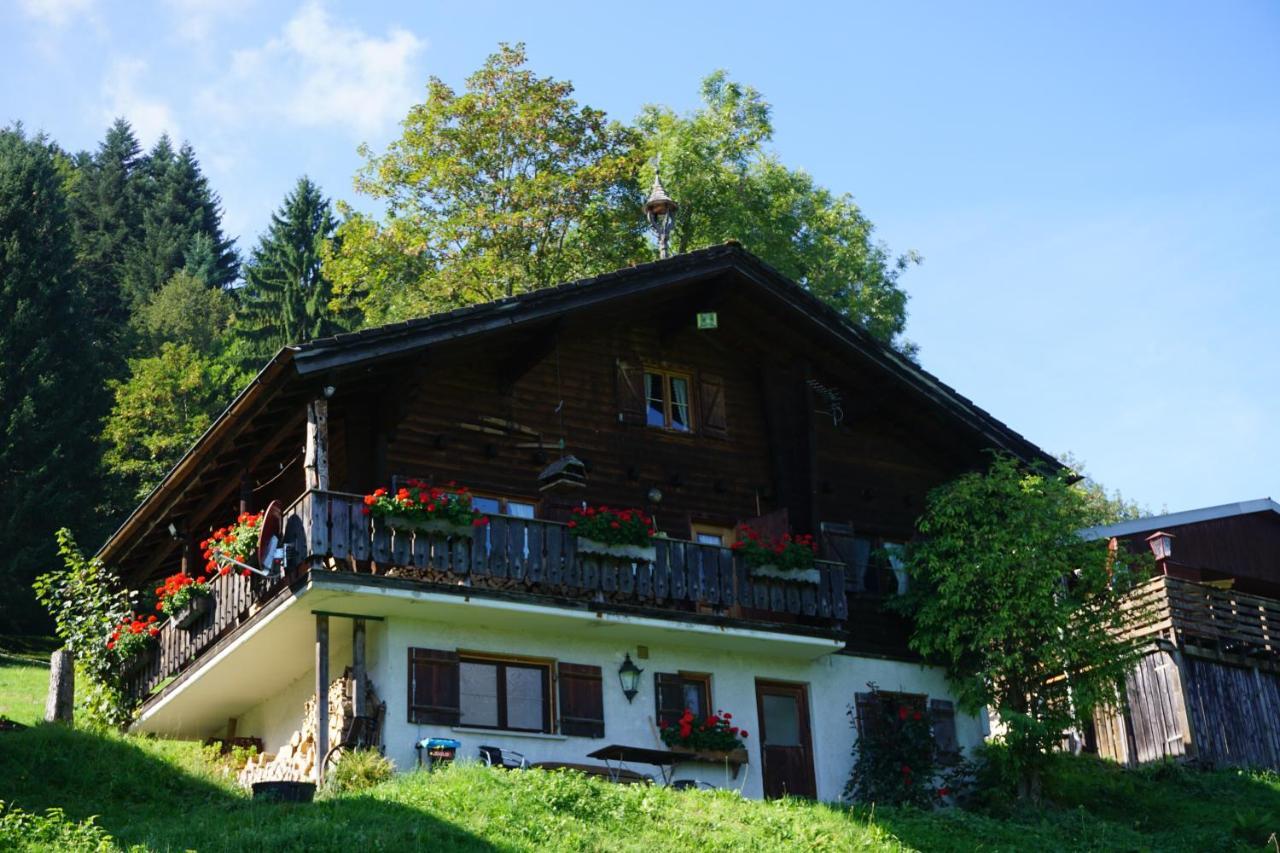 Ferienwohnungen Im Blockhaus Metzler Шварценберг им Брегенцервалд Екстериор снимка