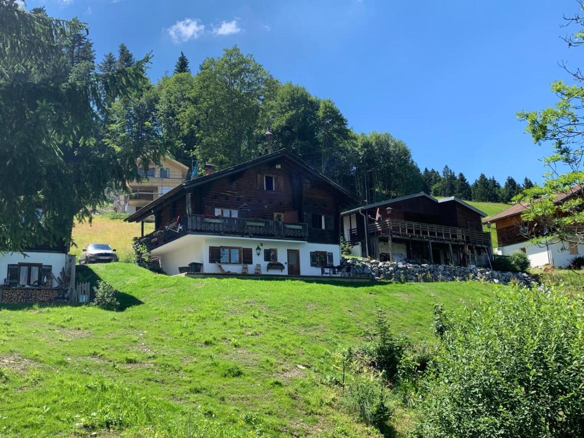 Ferienwohnungen Im Blockhaus Metzler Шварценберг им Брегенцервалд Екстериор снимка