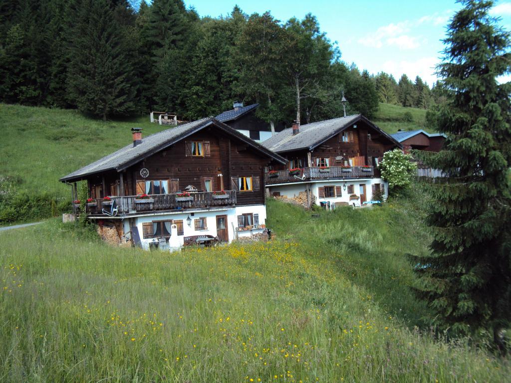 Ferienwohnungen Im Blockhaus Metzler Шварценберг им Брегенцервалд Екстериор снимка