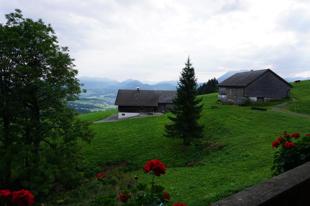 Ferienwohnungen Im Blockhaus Metzler Шварценберг им Брегенцервалд Екстериор снимка
